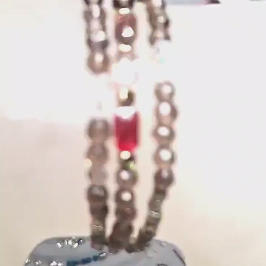 Nk Golden Brown Triple Sparkle Bracelet